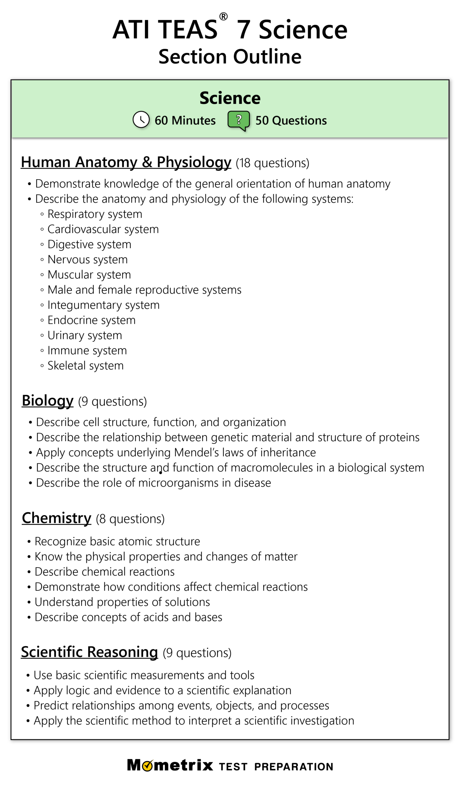 Teas 7 Science Practice Test (Updated 2025) in Free Printable Teas Study Guide