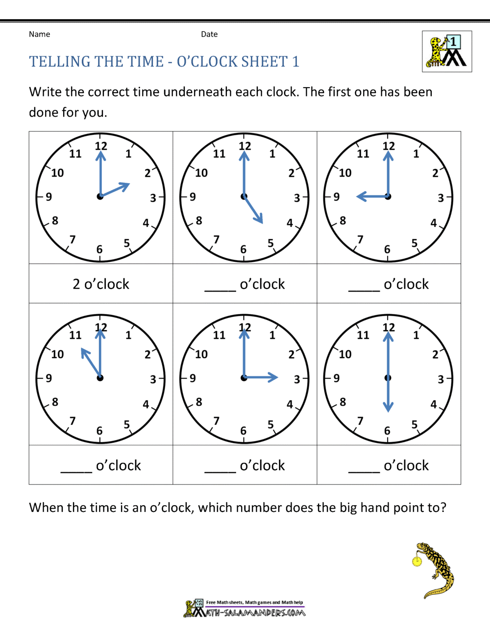 Telling Time Worksheets - Oclock And Half Past - Worksheets Library regarding Free Printable Telling Time Worksheets For 1St Grade