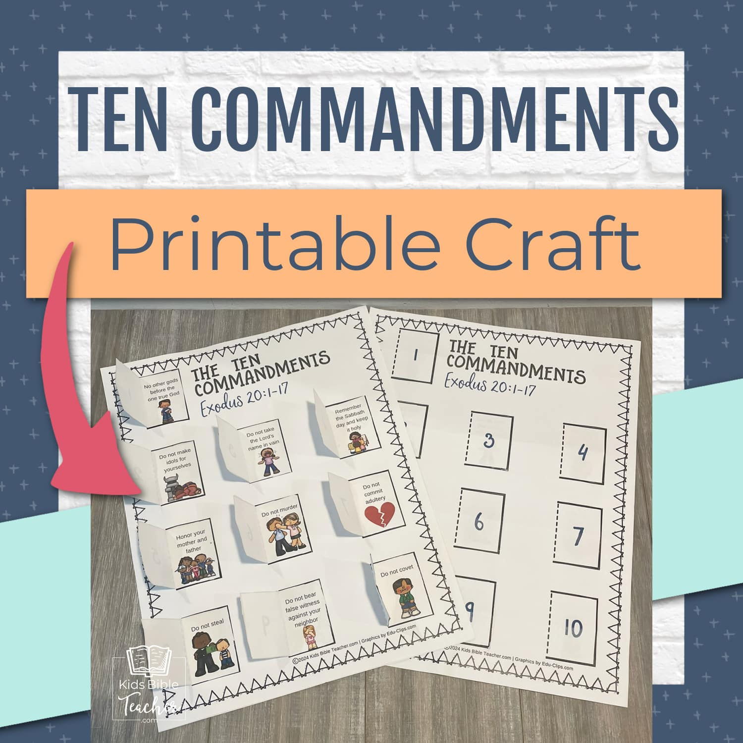 Ten Commandments Craft For Kids throughout Free Printable Sunday School Crafts