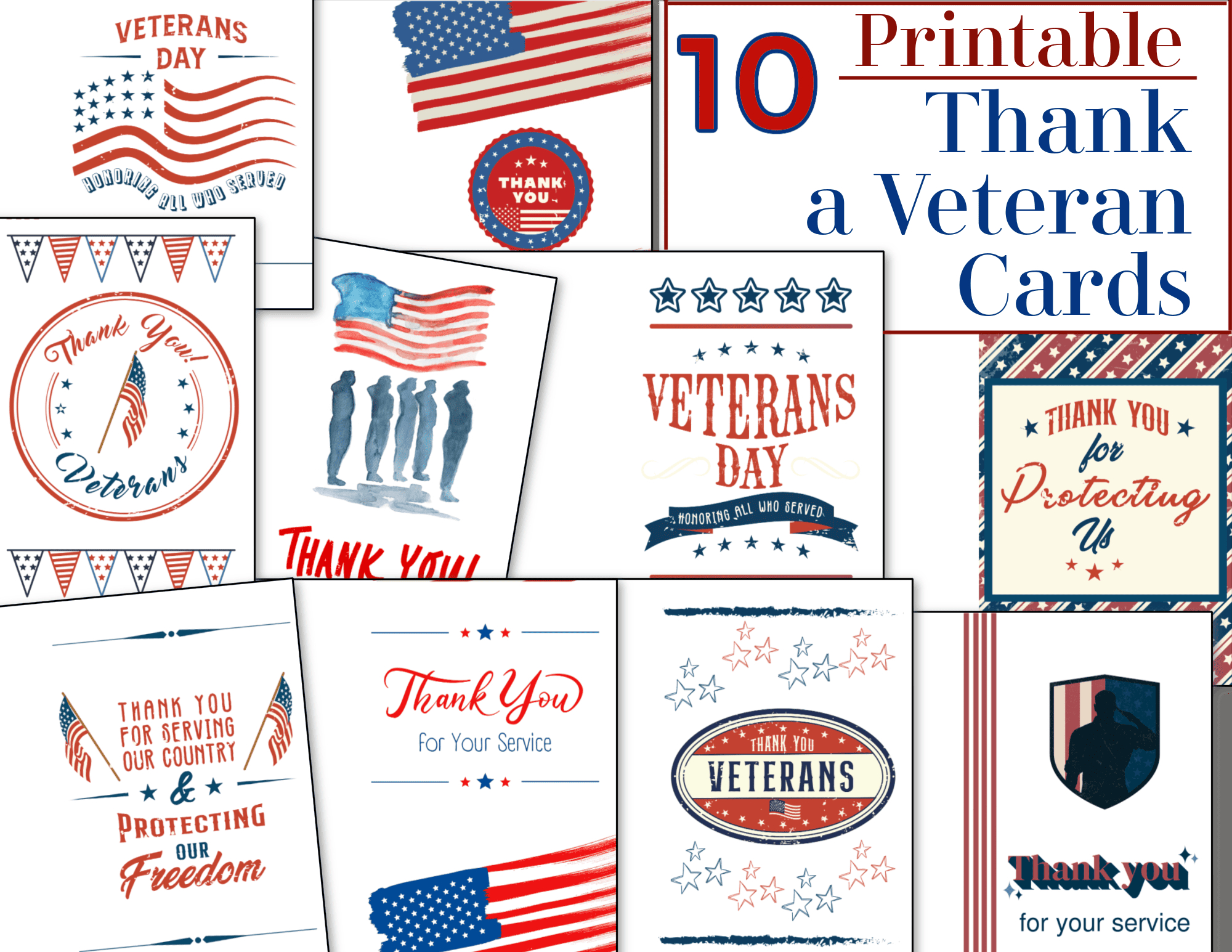 Thank A Veteran Cards - Free Printable - Organized 31 throughout Military Thank You Cards Free Printable