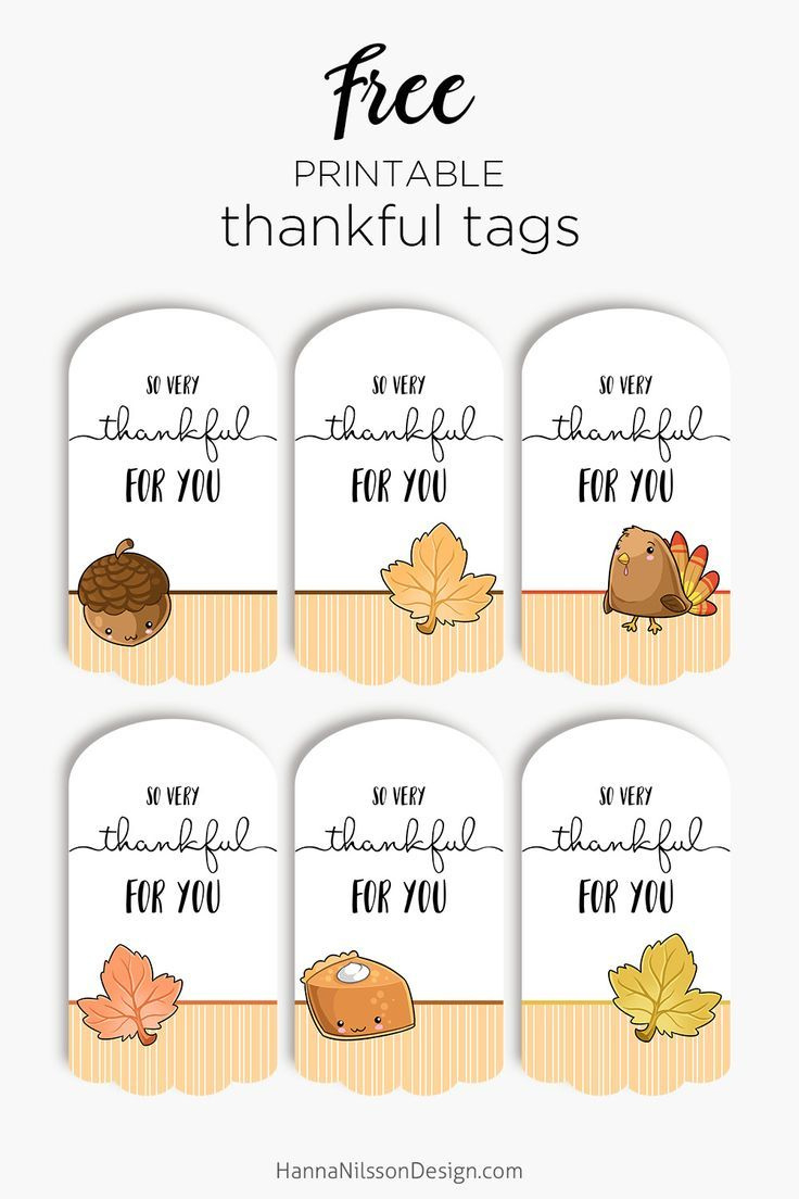 Thankful For You Tags| Free Printable Tags For Thanksgiving Gifts pertaining to Thankful For You Free Printable Tags