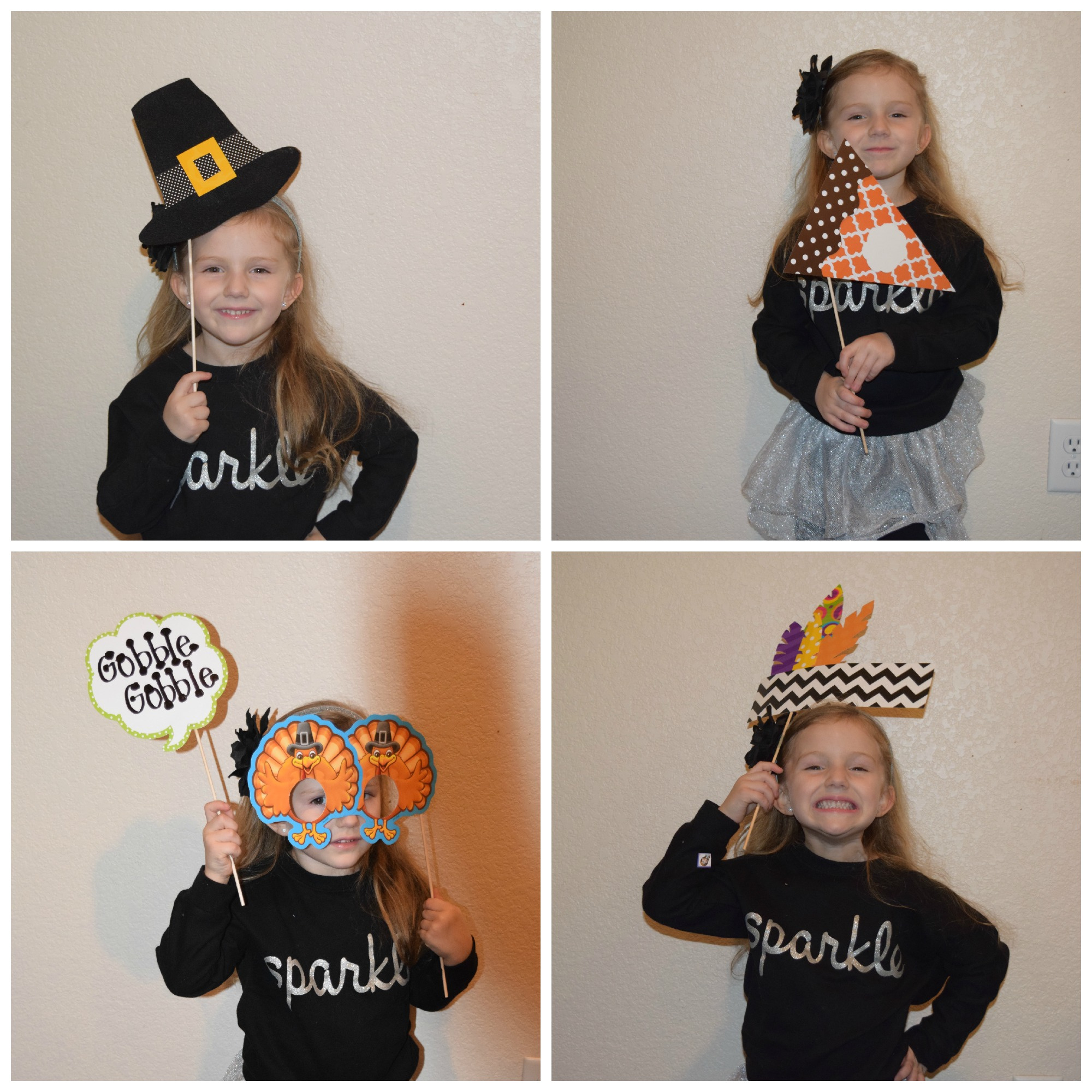 Thanksgiving Photo Booth Props For The Classroom & Free Template pertaining to Free Printable Thanksgiving Photo Props