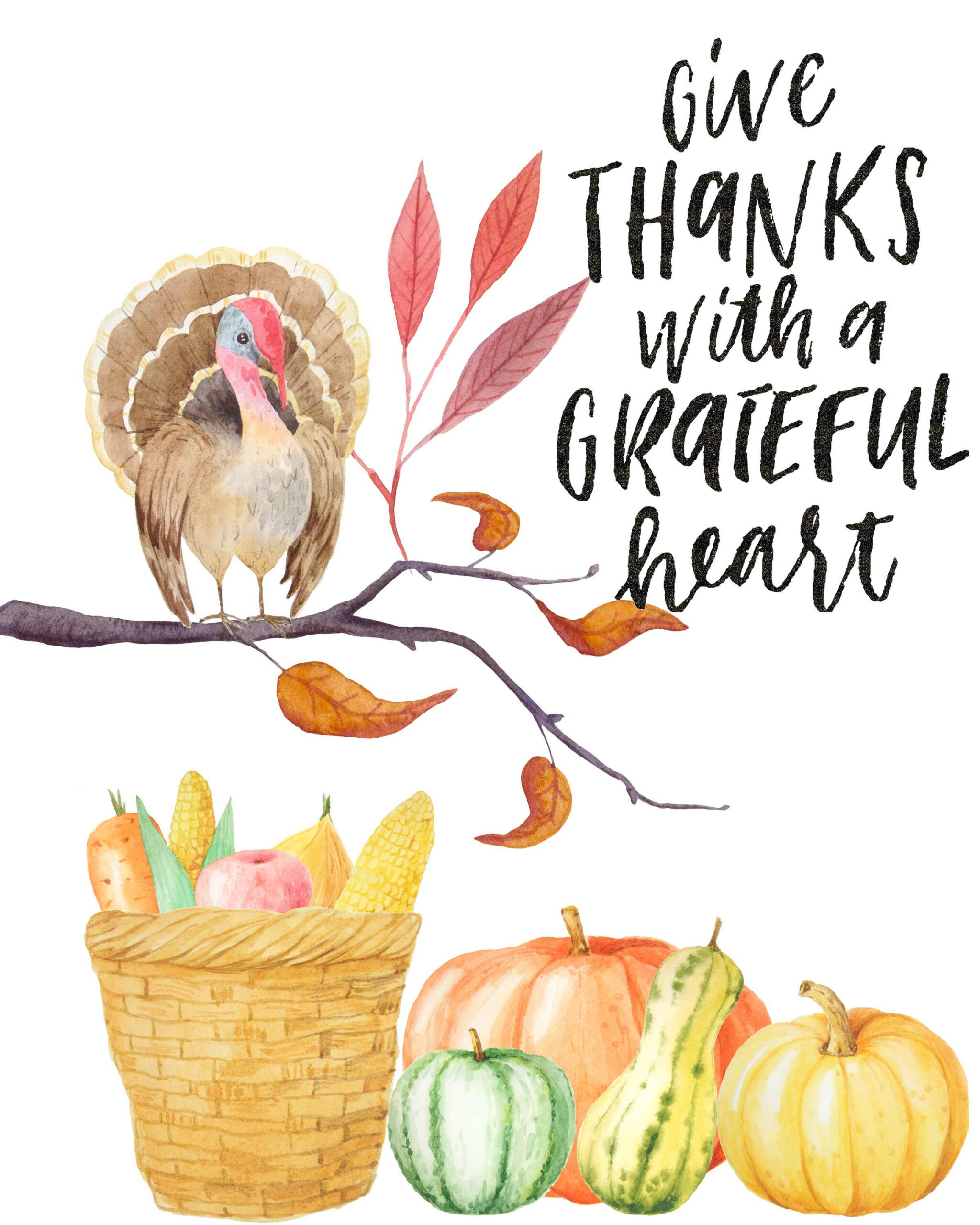 Thanksgiving Printables inside Free Printable Thanksgiving Graphics