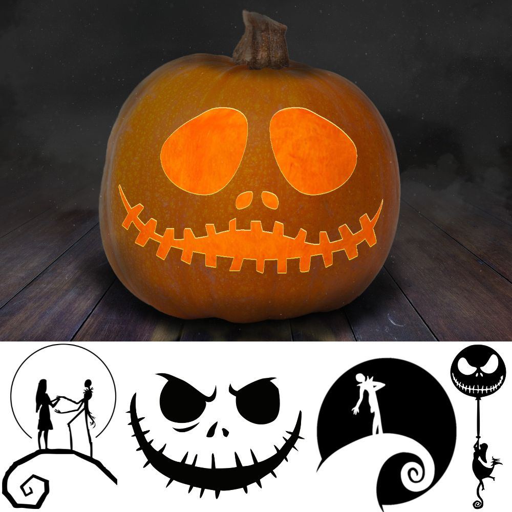 The Best Jack Skellington Pumpkin Carving And Painting Printables pertaining to Jack Skellington Stencil Free Printable