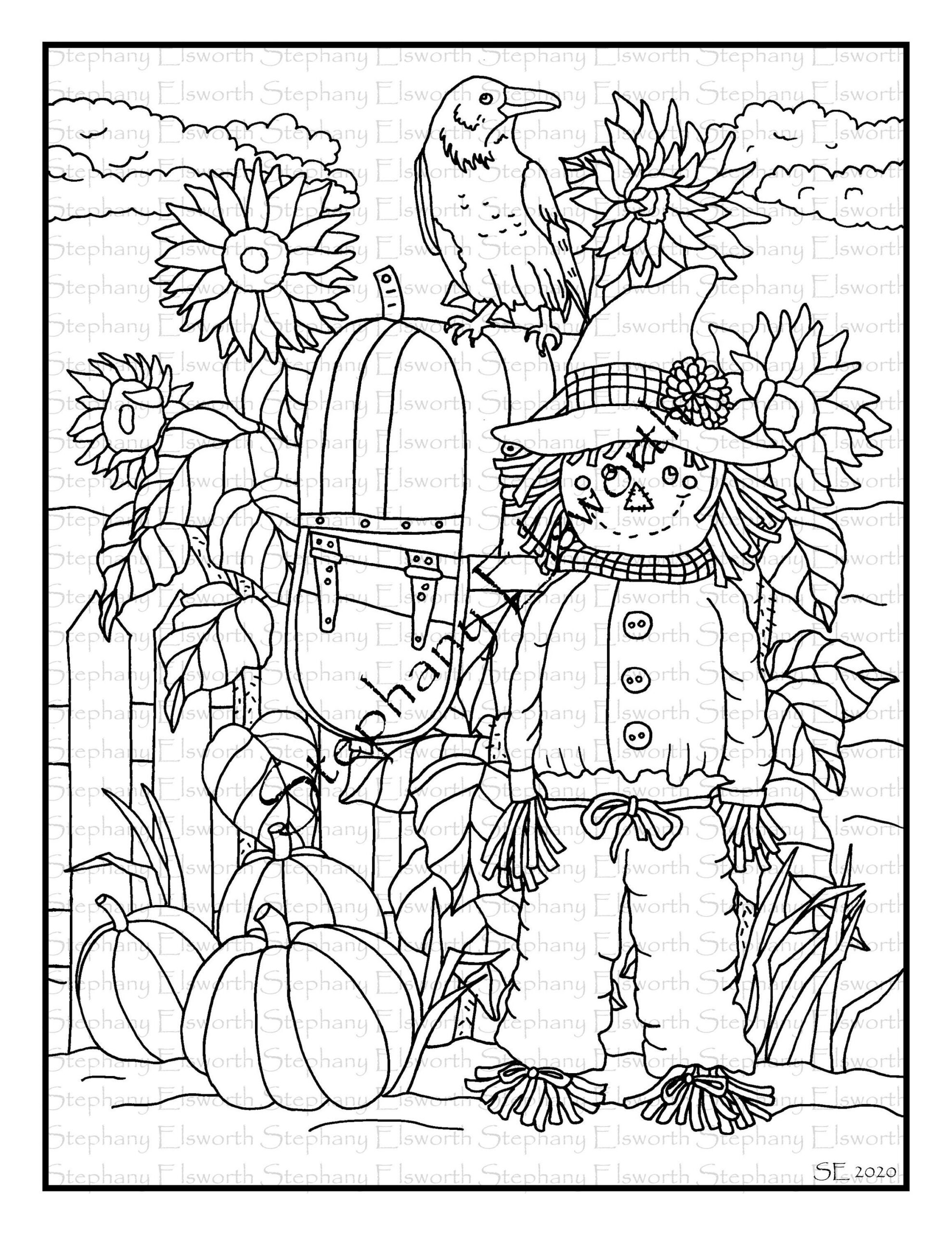 The Colors Of Fall Set 1: Five 8 1/2 X 11 Printable Instant with Free Printable Fall Hidden Pictures