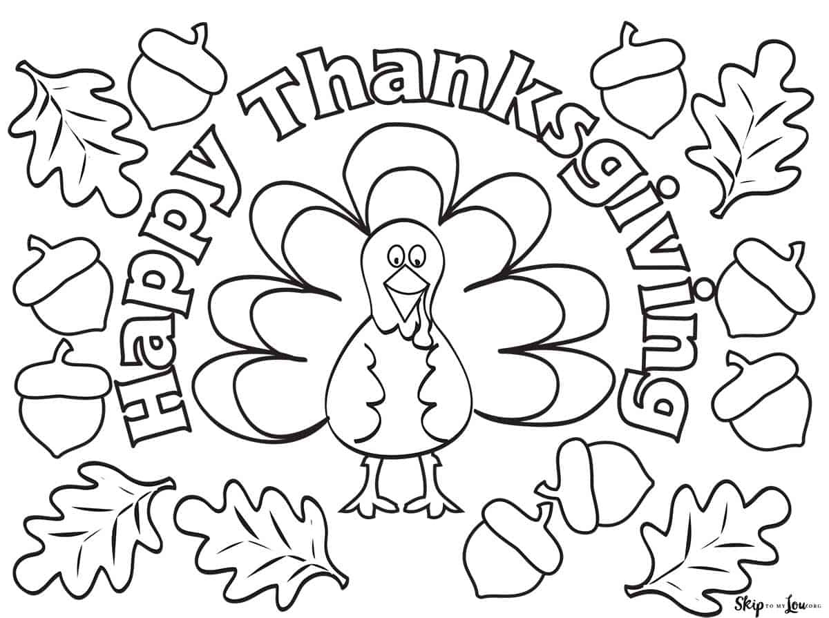 The Cutest Free Turkey Coloring Pages | Skip To My Lou intended for Free Printable Pictures Of Turkeys To Color