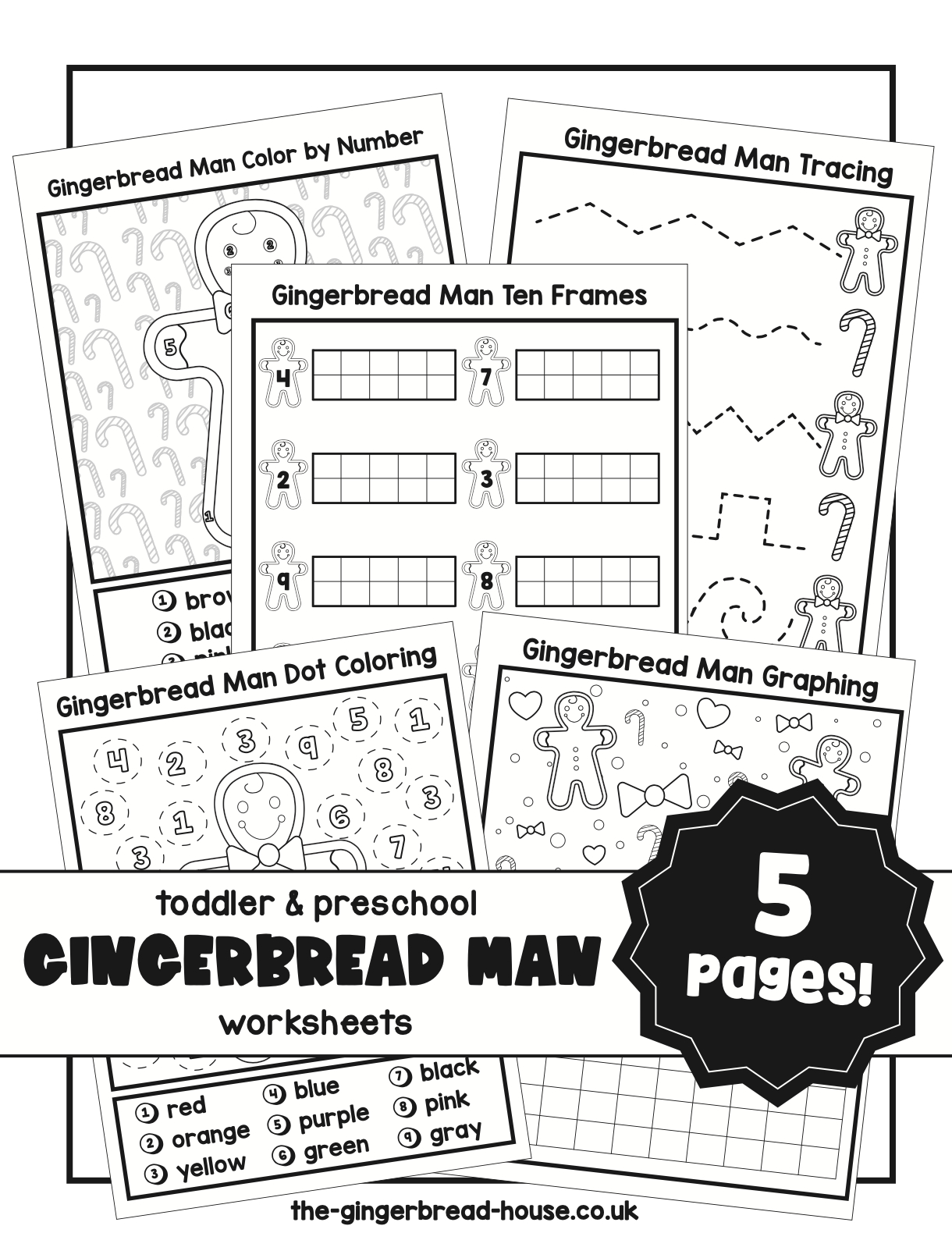 The Gingerbread Man Activity Pack For Toddlers - The-Gingerbread regarding Free Printable Gingerbread Man Activities