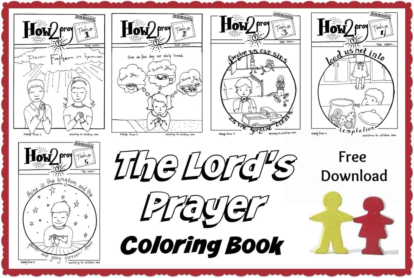The Lord'S Prayer For Kids - Free Lessons, Activities, & Coloring with regard to Free Printable Children's Church Curriculum