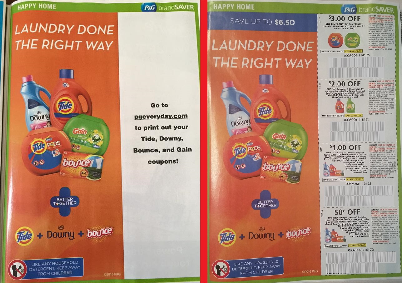 The Real Story Behind Those Missing Tide, Gain, Downy &Amp; Bounce intended for Free Printable Tide Simply Coupons