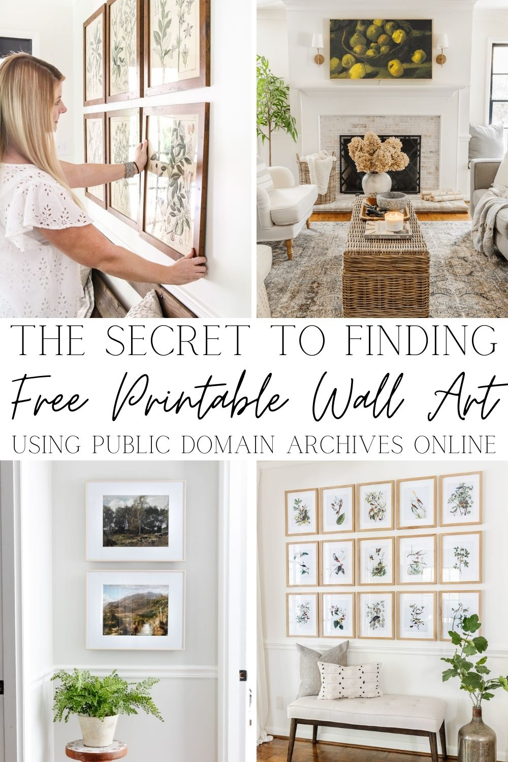The Secret To Find Free Printable Wall Art Online - Bless'Er House with Free Printable Artwork To Frame
