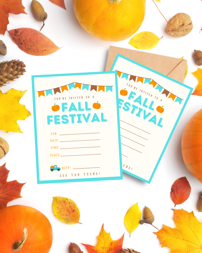 The Ultimate Free Printable Fall Party Pack - Made With Happy inside Free Printable Fall Festival Invitations