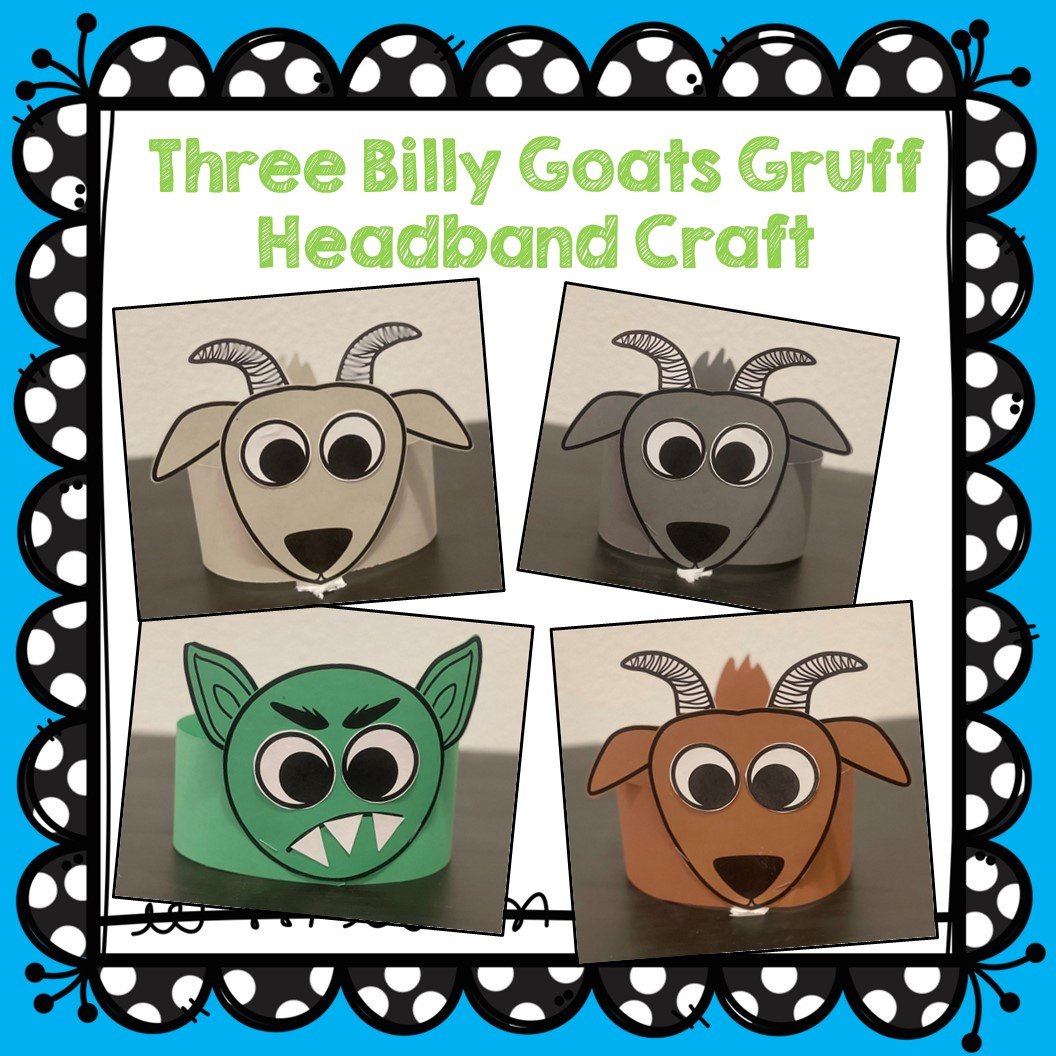 Three Billy Goats Gruff, Reader'S Theatre Craft | Madeteachers for Three Billy Goats Gruff Masks Printable Free