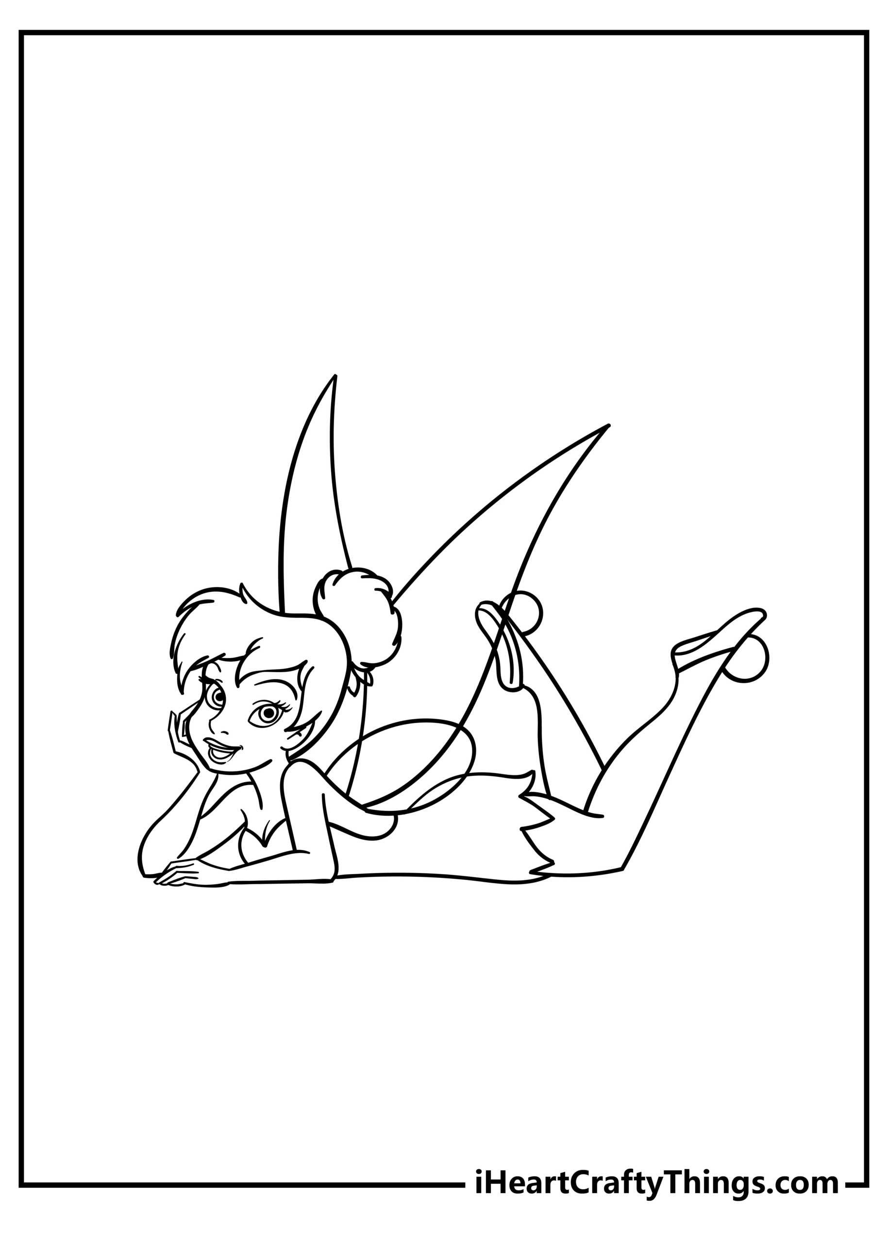 Tinker Bell Coloring Pages (20 Free Printables For Kids) inside Tinkerbell Coloring Pages Printable Free