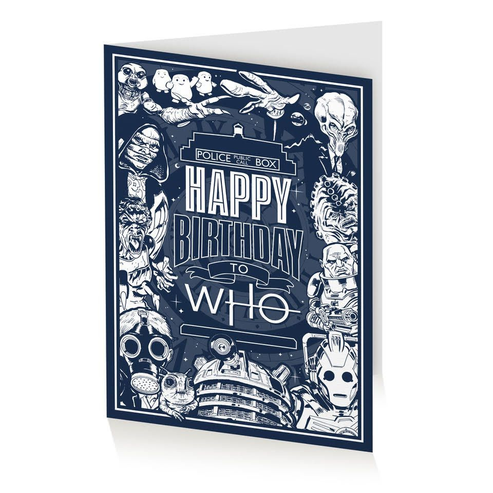 Titan Merchandise: Doctor Who: Doctor Who: Greeting Card: Happy in Free Printable Dr Who Birthday Card