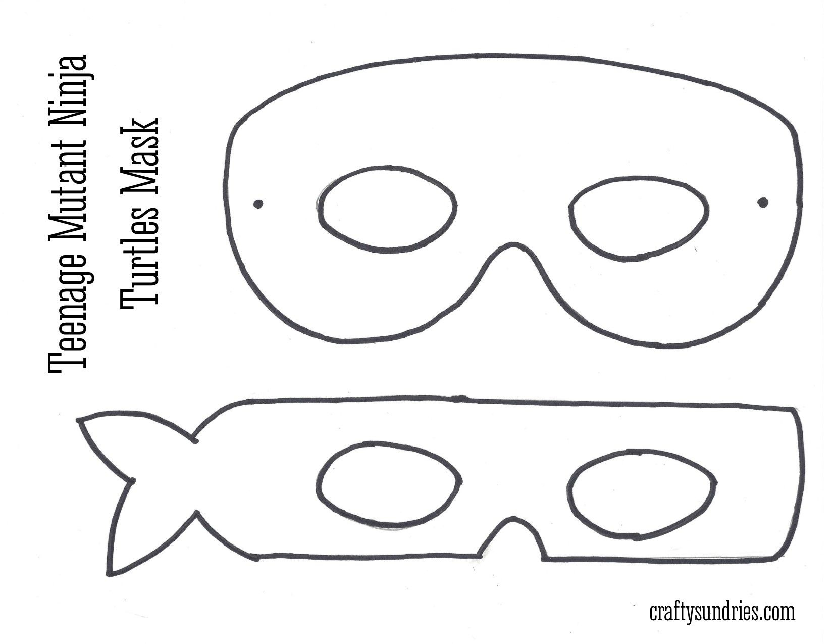 Tmnt Mask pertaining to Teenage Mutant Ninja Turtles Free Printable Mask