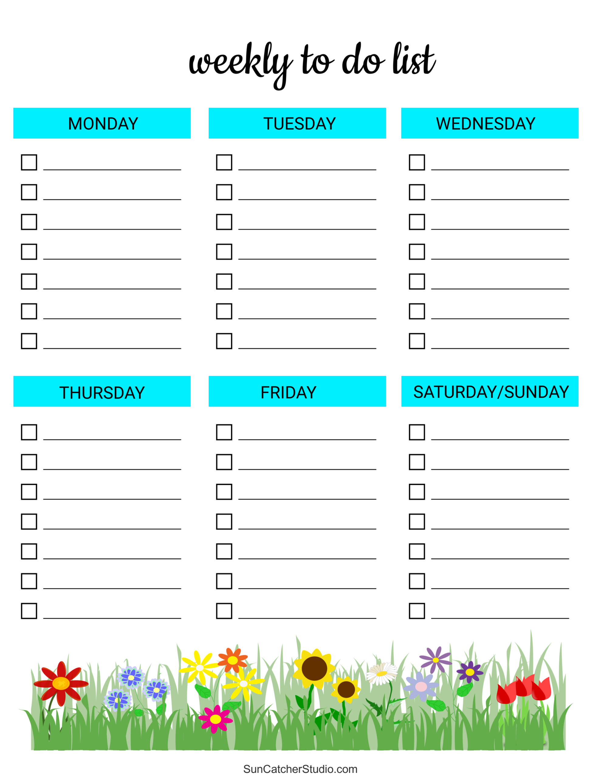 To Do List (Free Printable Pdf Templates) – Things To Do – Free intended for Free Printable Kids To Do List