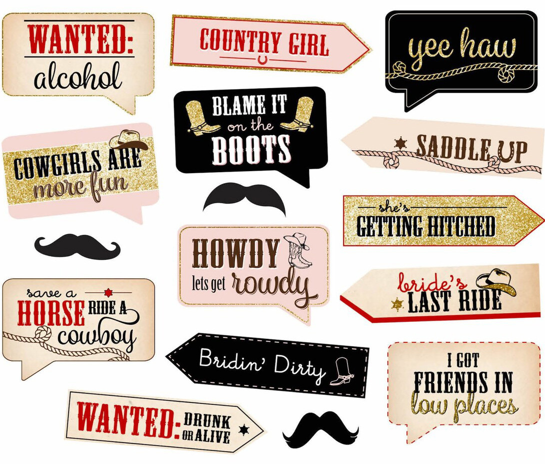 Top 10 Best Western Photo Booth Props For Rustic Charm And Fun with regard to Free Printable Western Photo Props