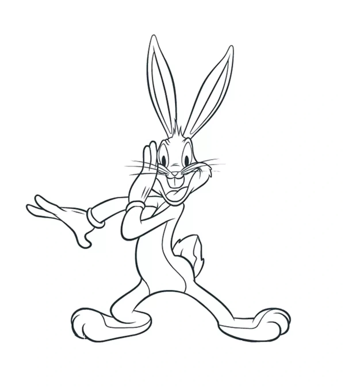 Top 25 Bugs Bunny Coloring Pages For Your Little One with Free Printable Bugs Bunny Coloring Pages