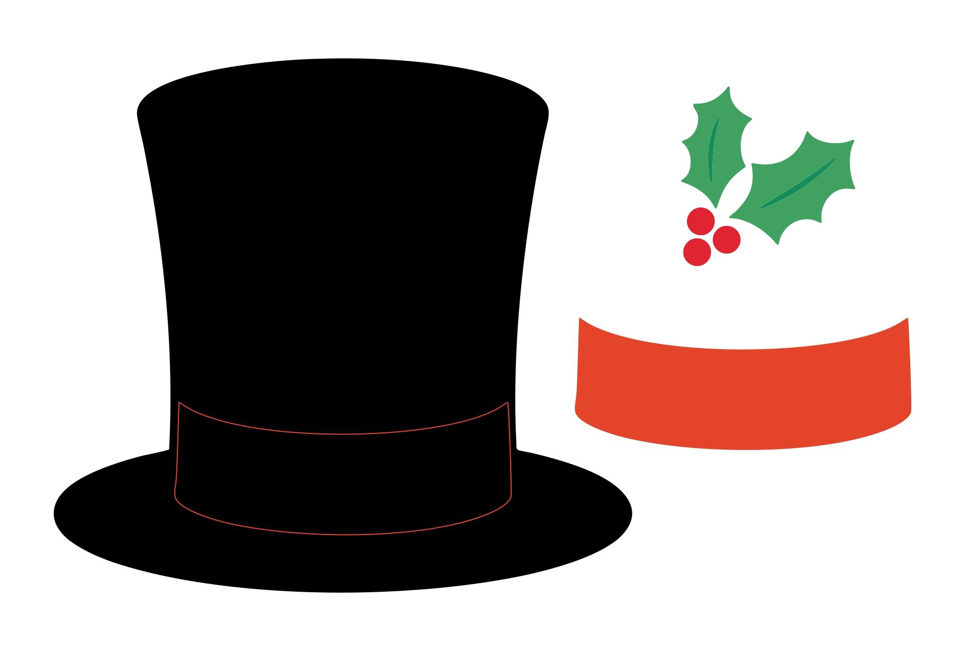 Top Hat Pattern - 10 Free Pdf Printables | Printablee for Free Printable Snowman Hat Templates