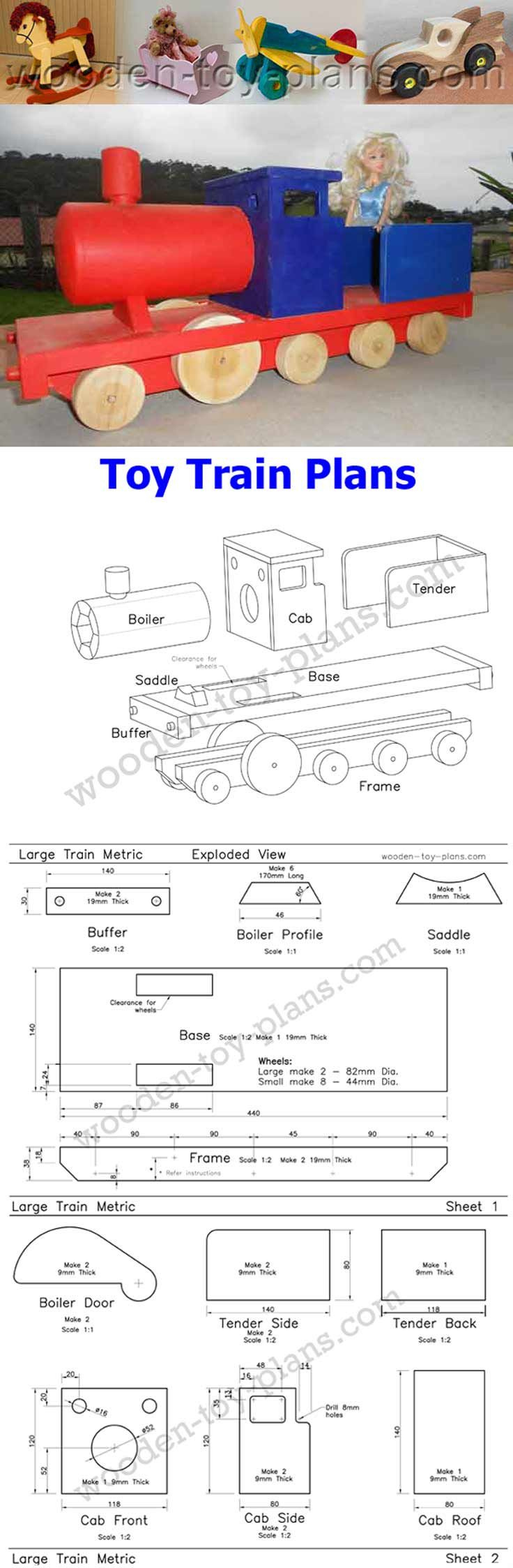 Toy Train Plans Free Printable Pdf Includes Stepstep regarding Free Wooden Toy Plans Printable