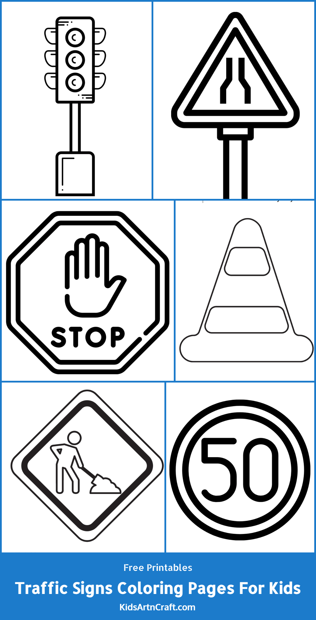 Traffic Signs Coloring Pages For Kids – Free Printables - Kids Art throughout Free Printable Stop Sign To Color