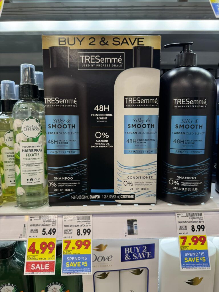 Tresemme Shampoo & Conditioner (2 Pks) Are As Low As $2.99 Each At for Free Printable Tresemme Coupons