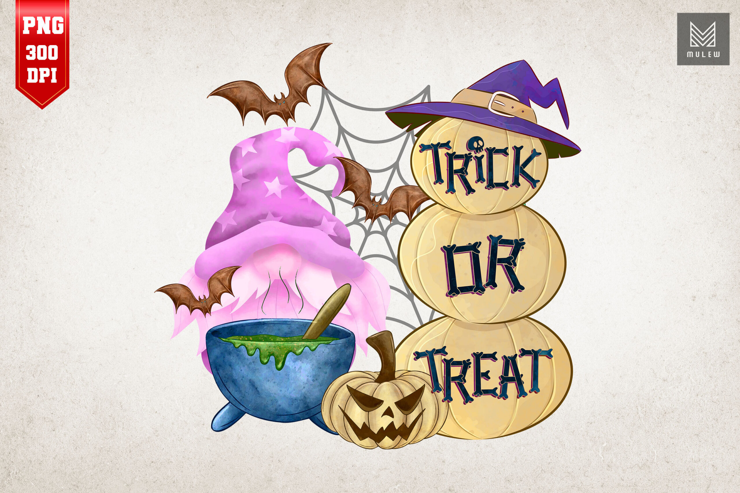 Trick Or Treat Ghost Gnome Halloweenmulew Art with regard to Free Printable Halloween Iron Ons