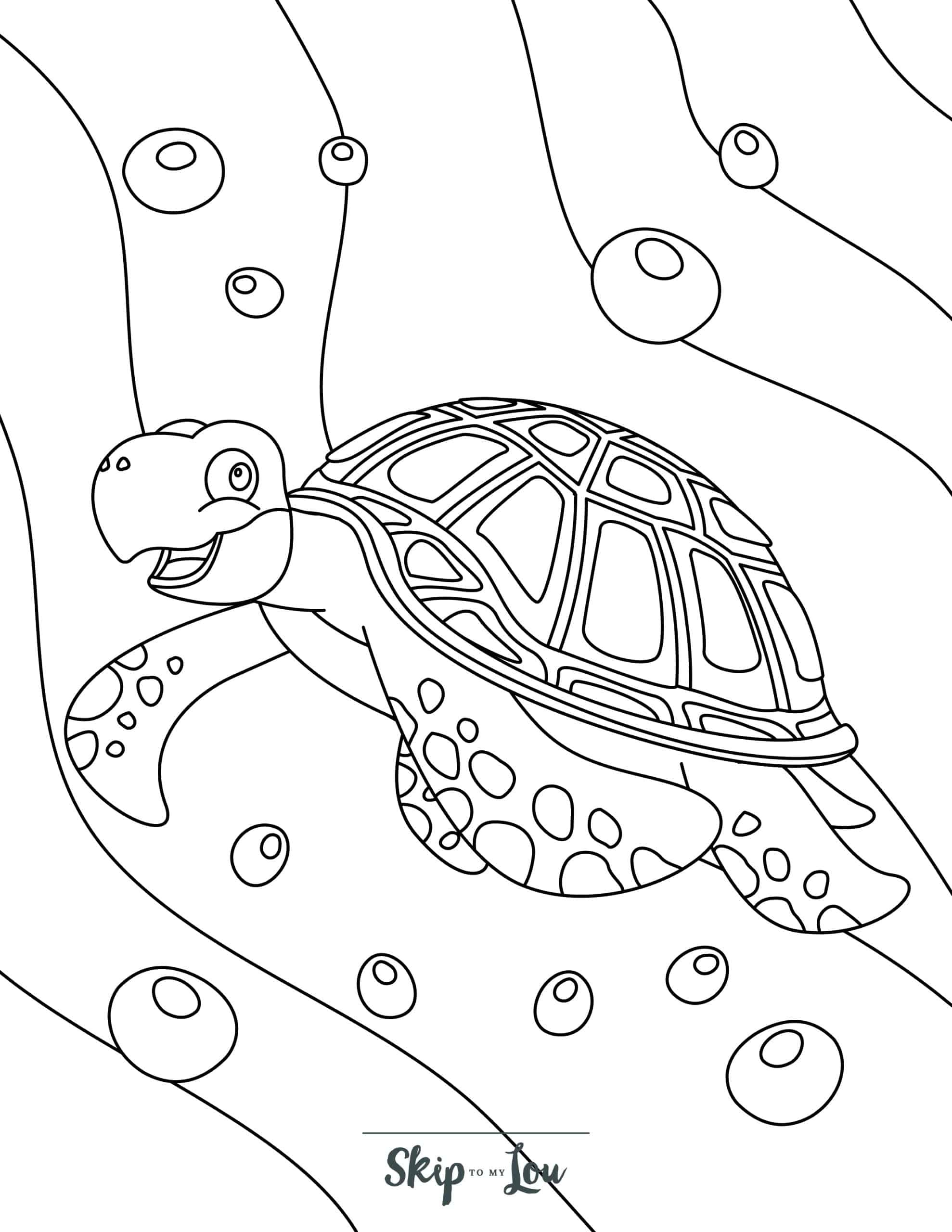 Turtle Coloring Pages - Free Printable Sheets For Kids | Skip To with regard to Free Printable Coloring Pages For Kids