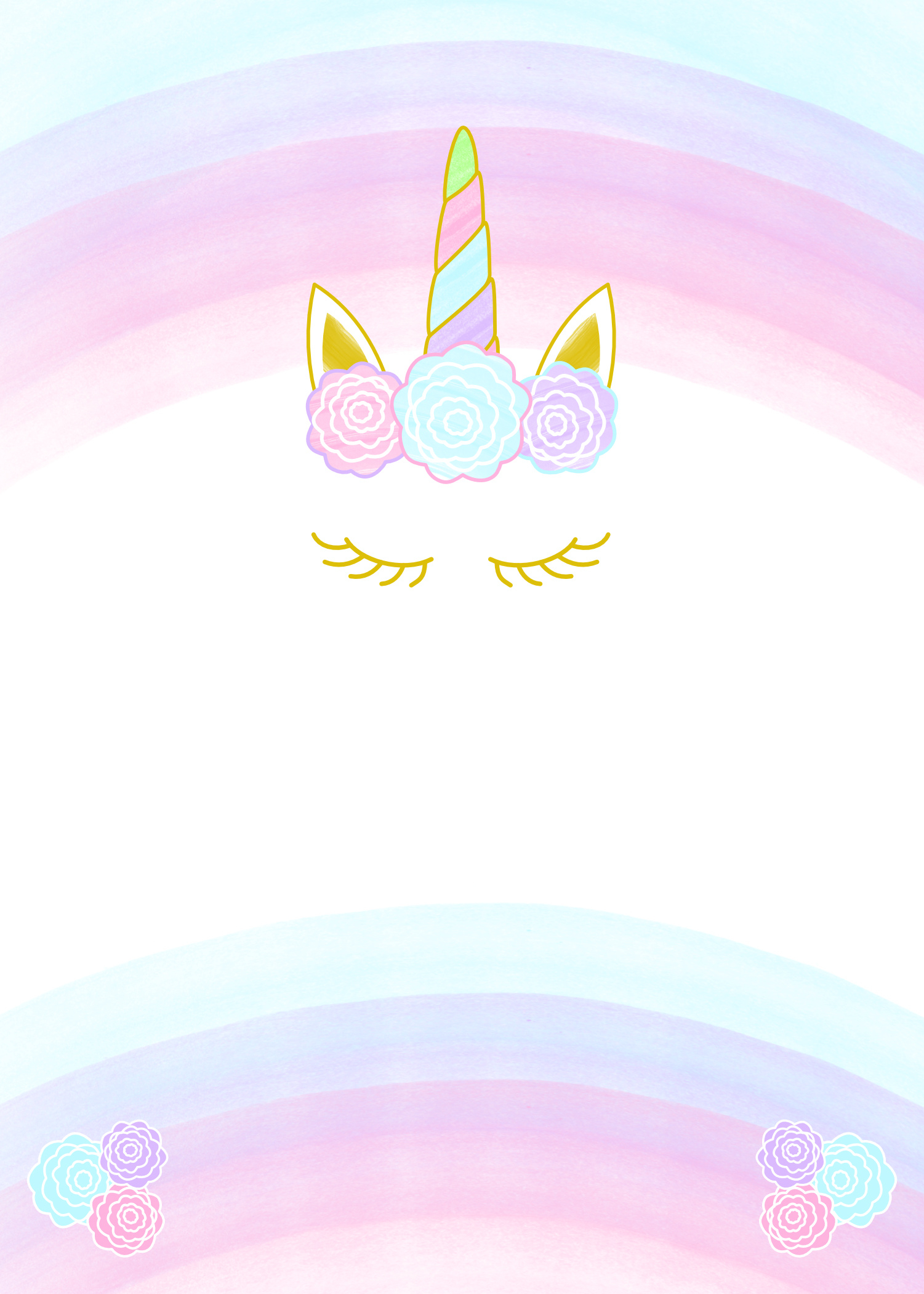 Unicorn Invitation Free Printable Templates - Easy To Download! pertaining to Free Printable Unicorn Invitations