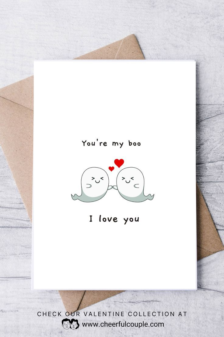 Valentine Card For Boyfriend - You&amp;#039;Re My Boo Free Printables pertaining to Free Printable Love Cards