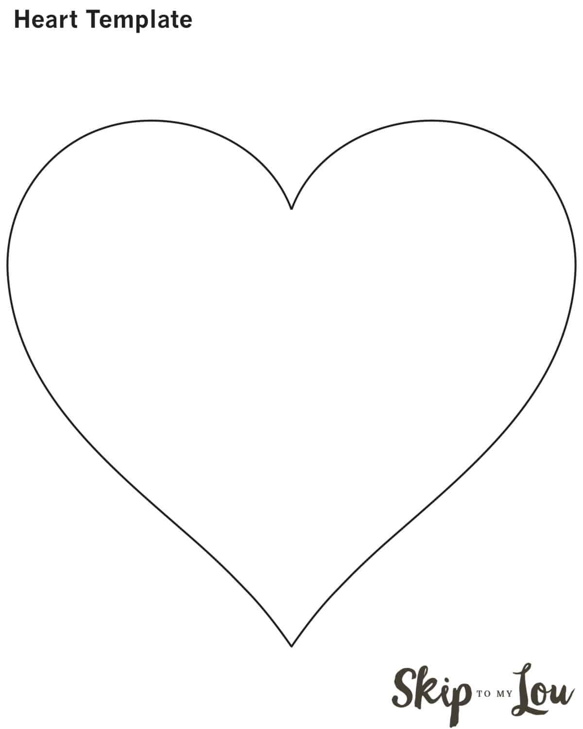 Valentine Heart Attack Idea With Free Printable Heart Template intended for Free Printable Valentine Heart Patterns