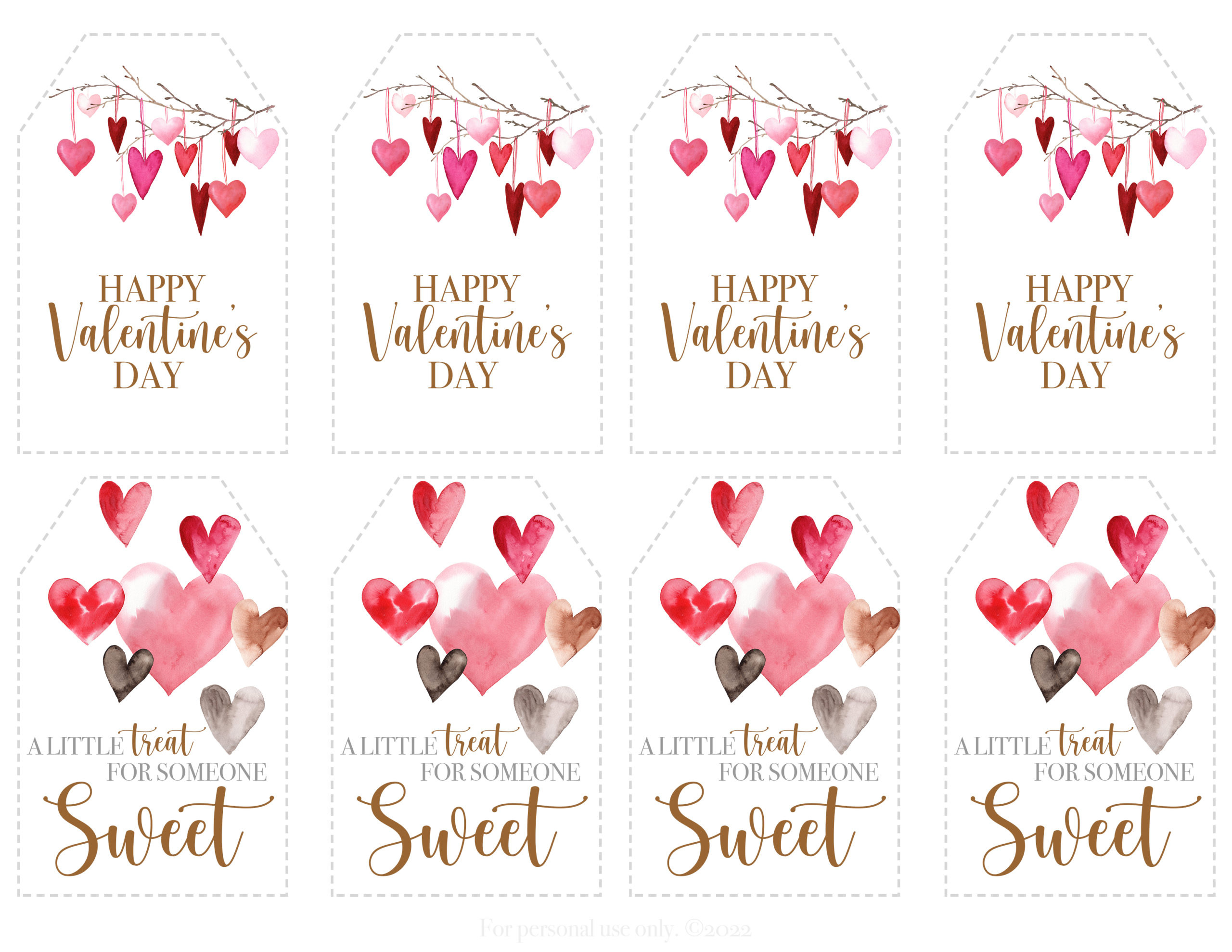 Valentine'S Day Printable Collection – Free Printables - Mother Thyme within Free Printable Valentine'S Day Decorations