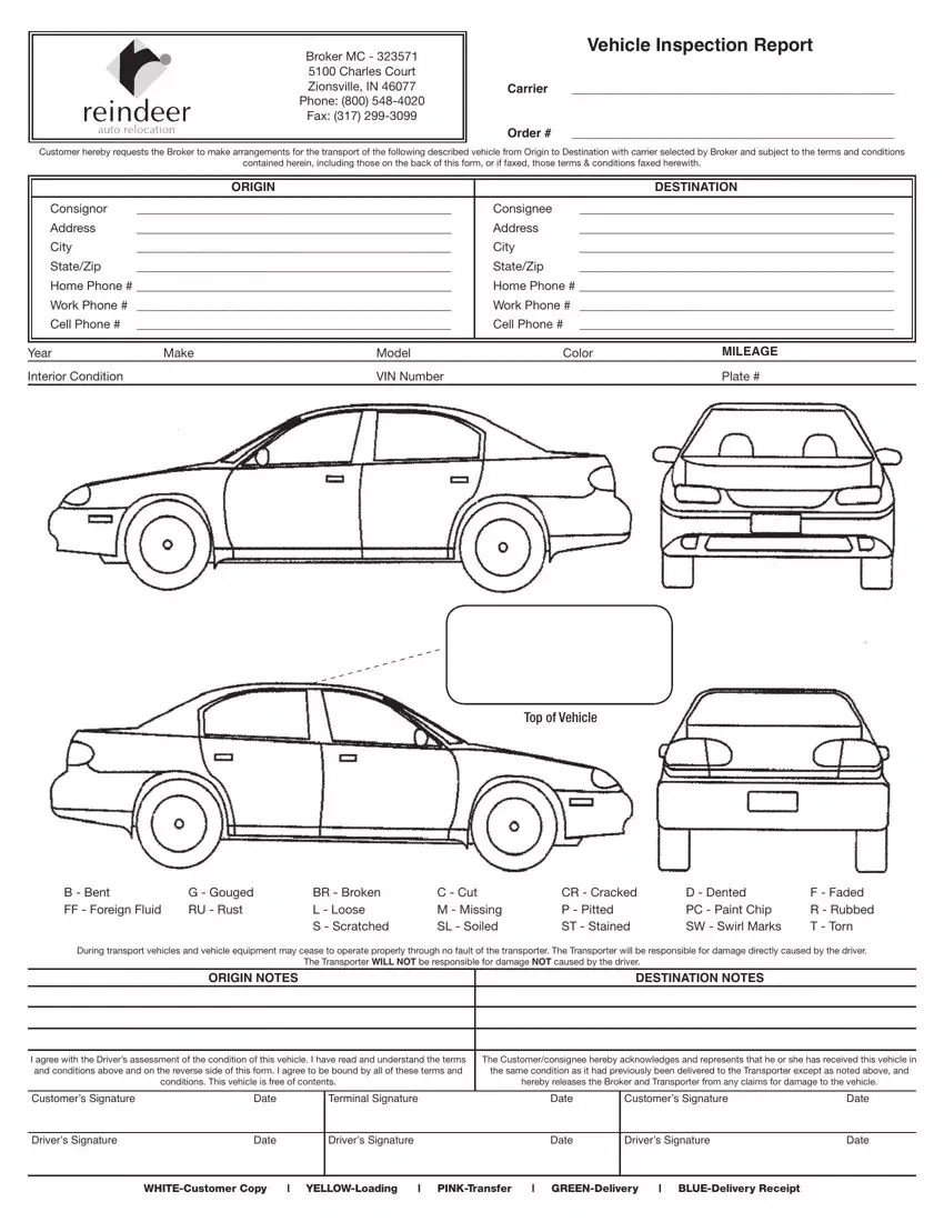 Vehicle Inspection Sheet Template Pdf Form - Formspal with regard to Free Printable Vehicle Inspection Form