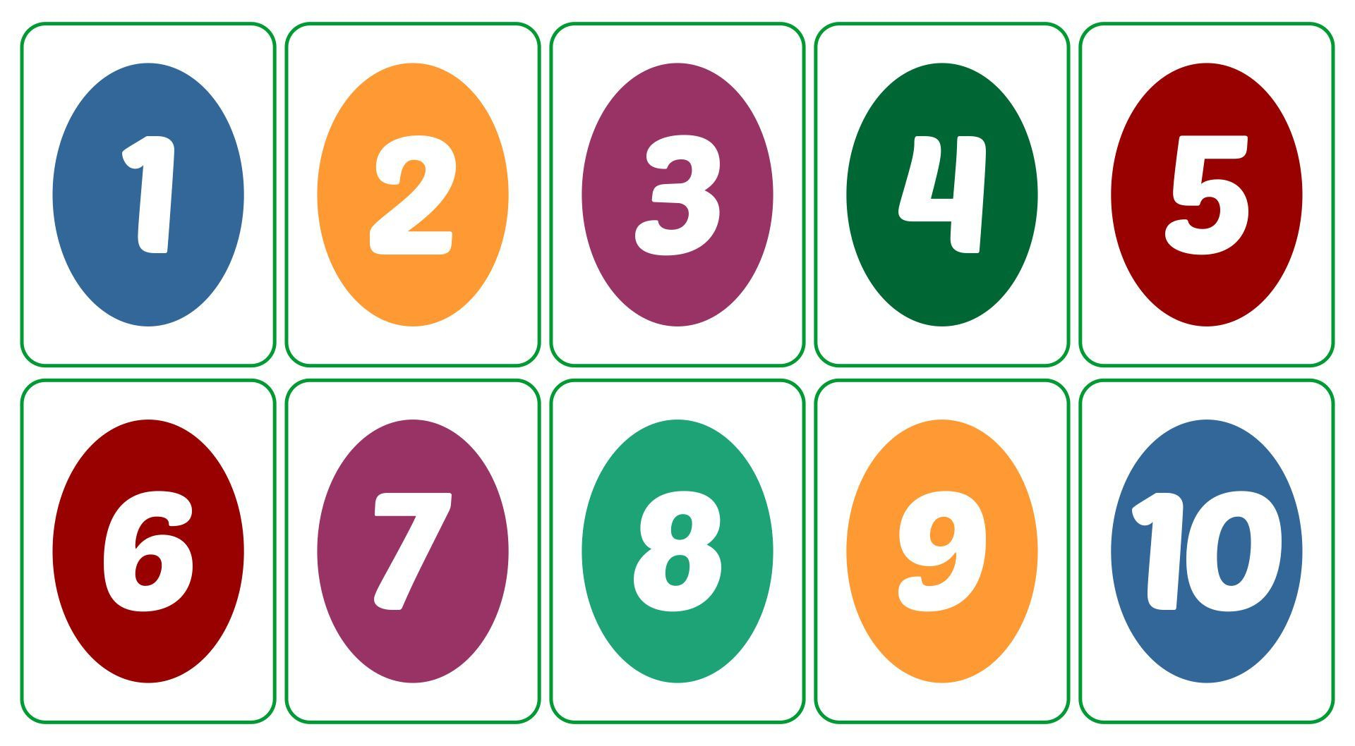 Very Large Numbers 1 10 - 10 Free Pdf Printables | Printablee in Free Printable Numbers 1 10