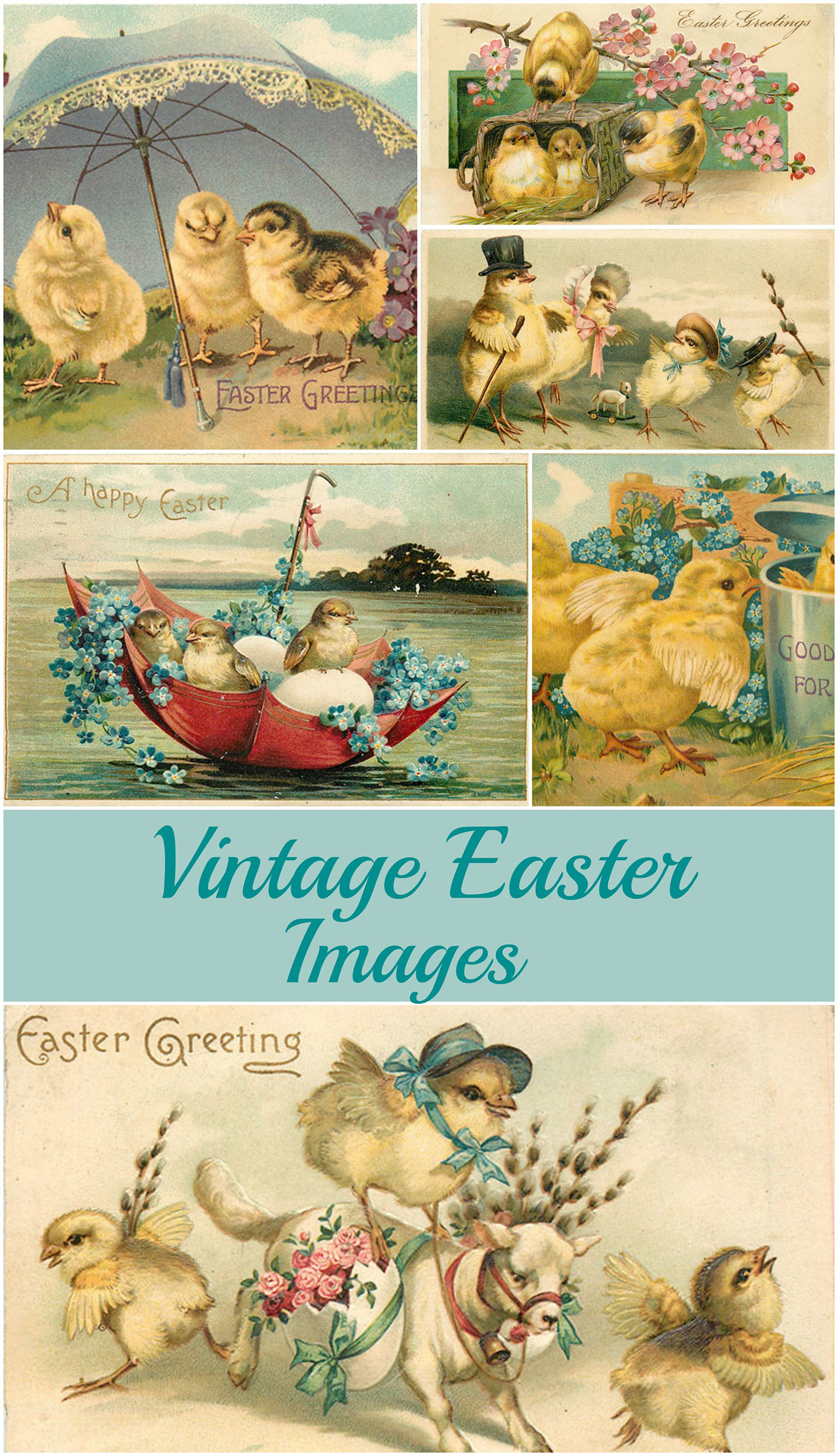 Vintage Easter Images | Adorable Free Printables - House Of Hawthornes intended for Free Printable Vintage Easter Images