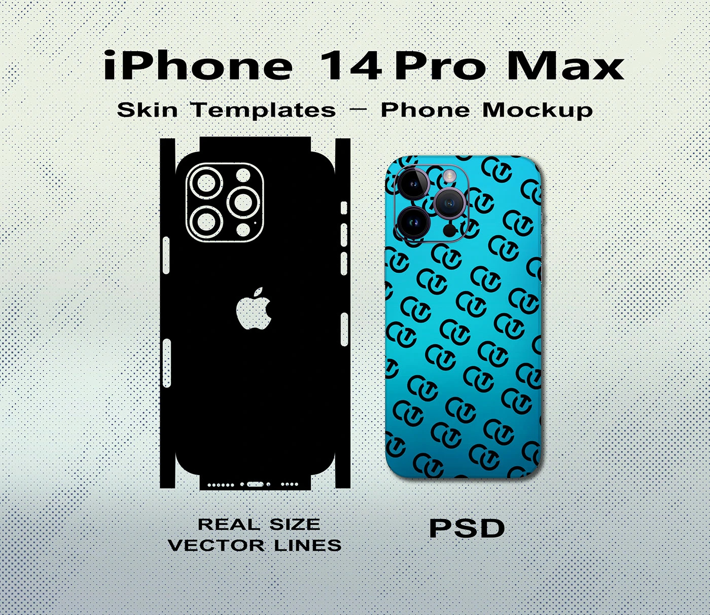 Vinyl Skin Template For Iphone 14 Pro Max Cricut :: Behance inside Free Printable Iphone Skins