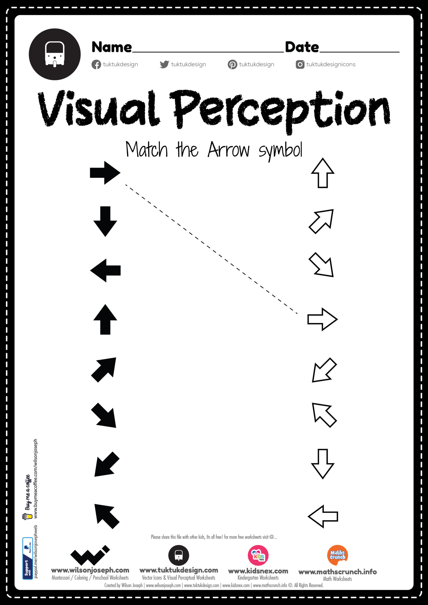Visual Form Constancy Perceptual Skills - Free Pdf with Free Printable Form Constancy Worksheets
