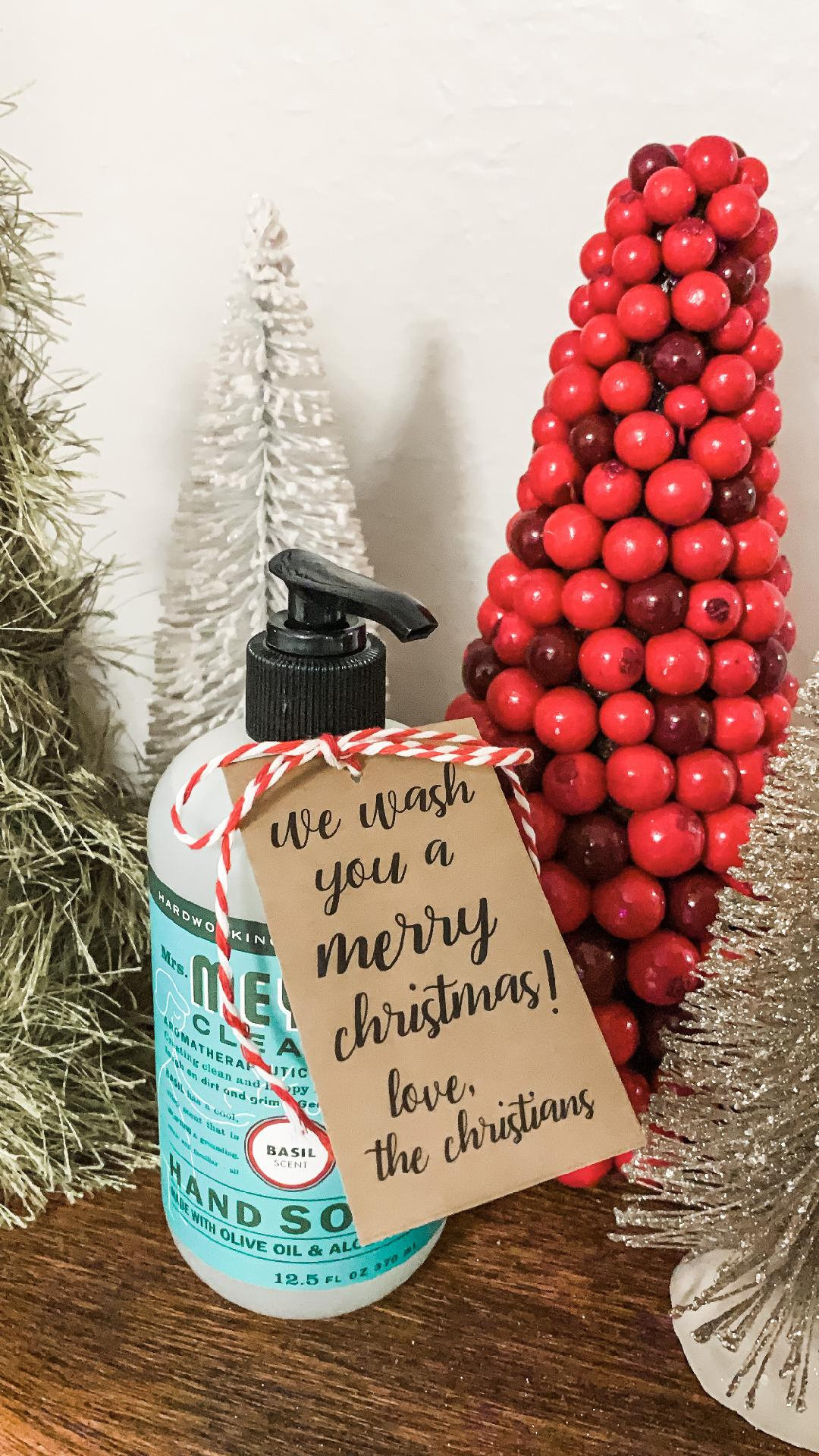 We Wash You A Merry Christmas Tag Printable – Craftiness Is Not regarding We Wash You A Merry Christmas Free Printable