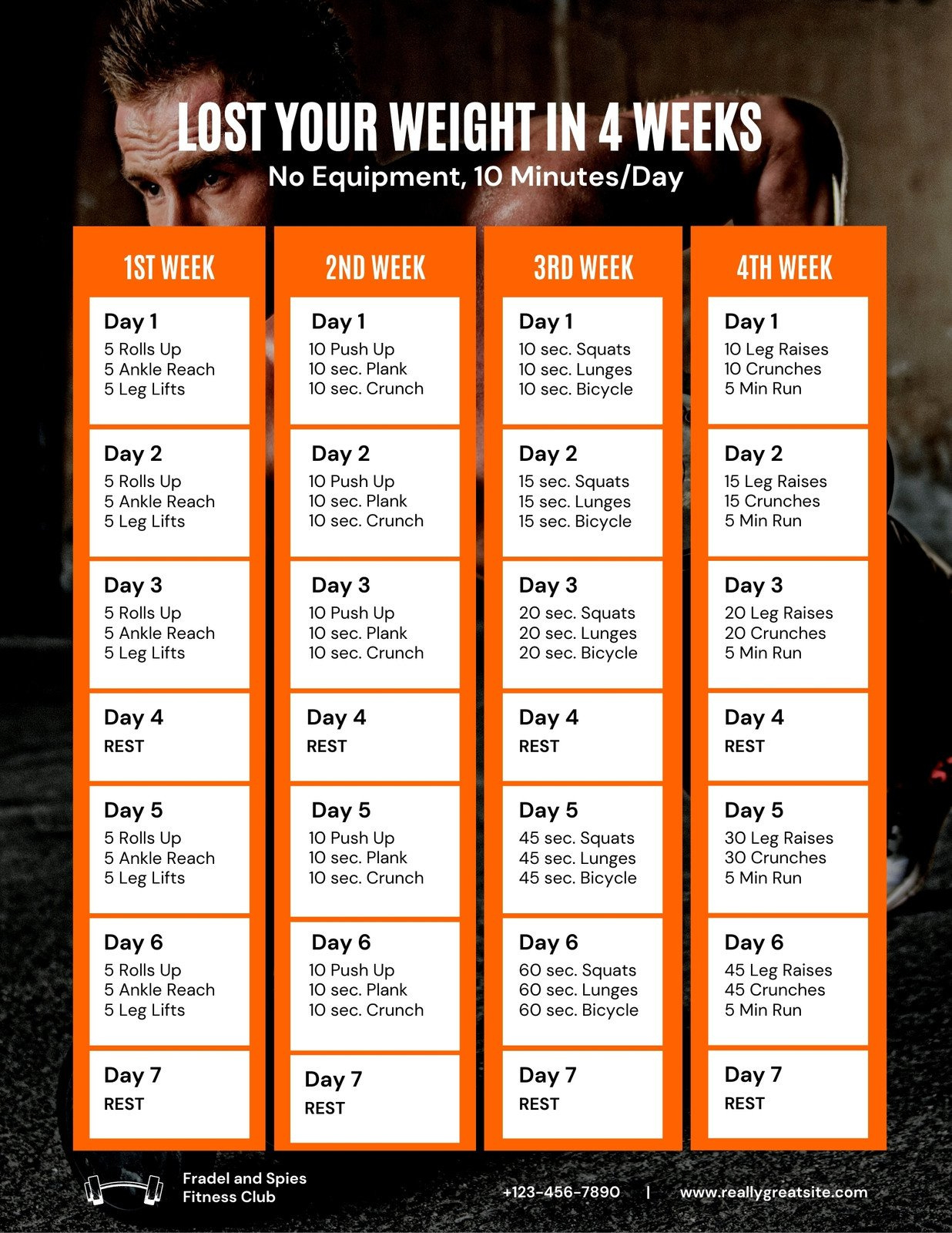 Weight Training Free Gym Plan Home Workout Plan Pdf Home Workout in Free Printable Gym Workout Plans
