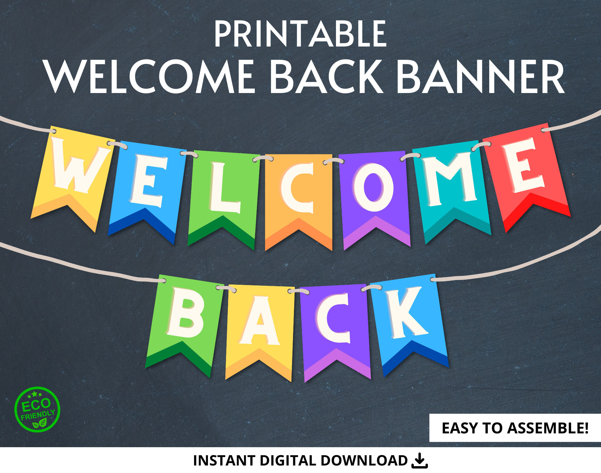 Welcome Back Banner, Printable Welcome Back Banner, Printable intended for Welcome Back Banner Printable Free