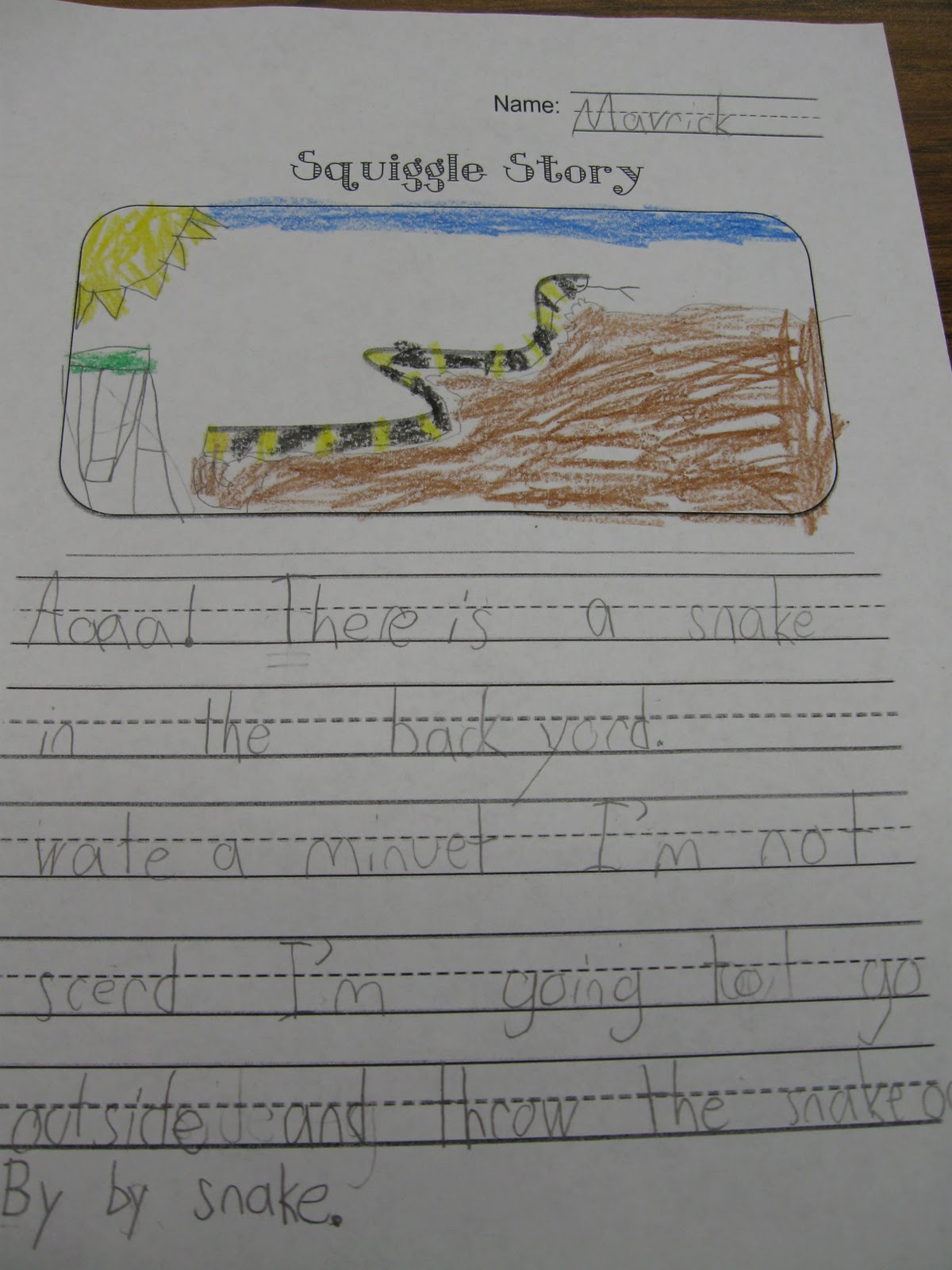 What The Teacher Wants!: Squiggle Stories! throughout Free Squiggle Story Printable