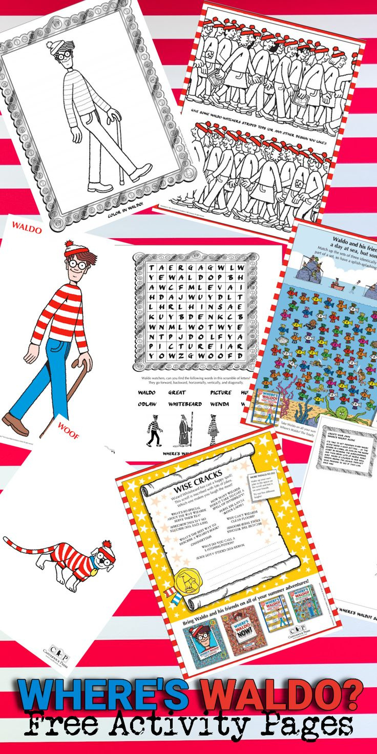 Where'S Waldo Online: Free Activities, Games, Printables & Hidden with Where Waldo Printable Free