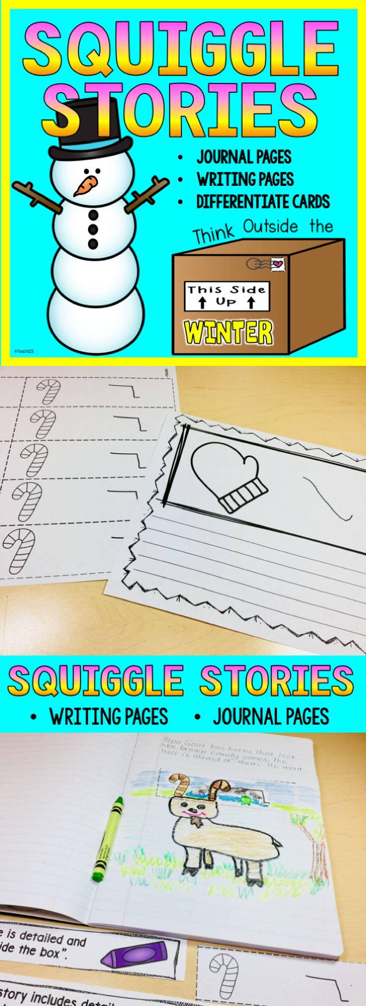 Winter Writing Squiggle Story Early Finisher throughout Free Squiggle Story Printable