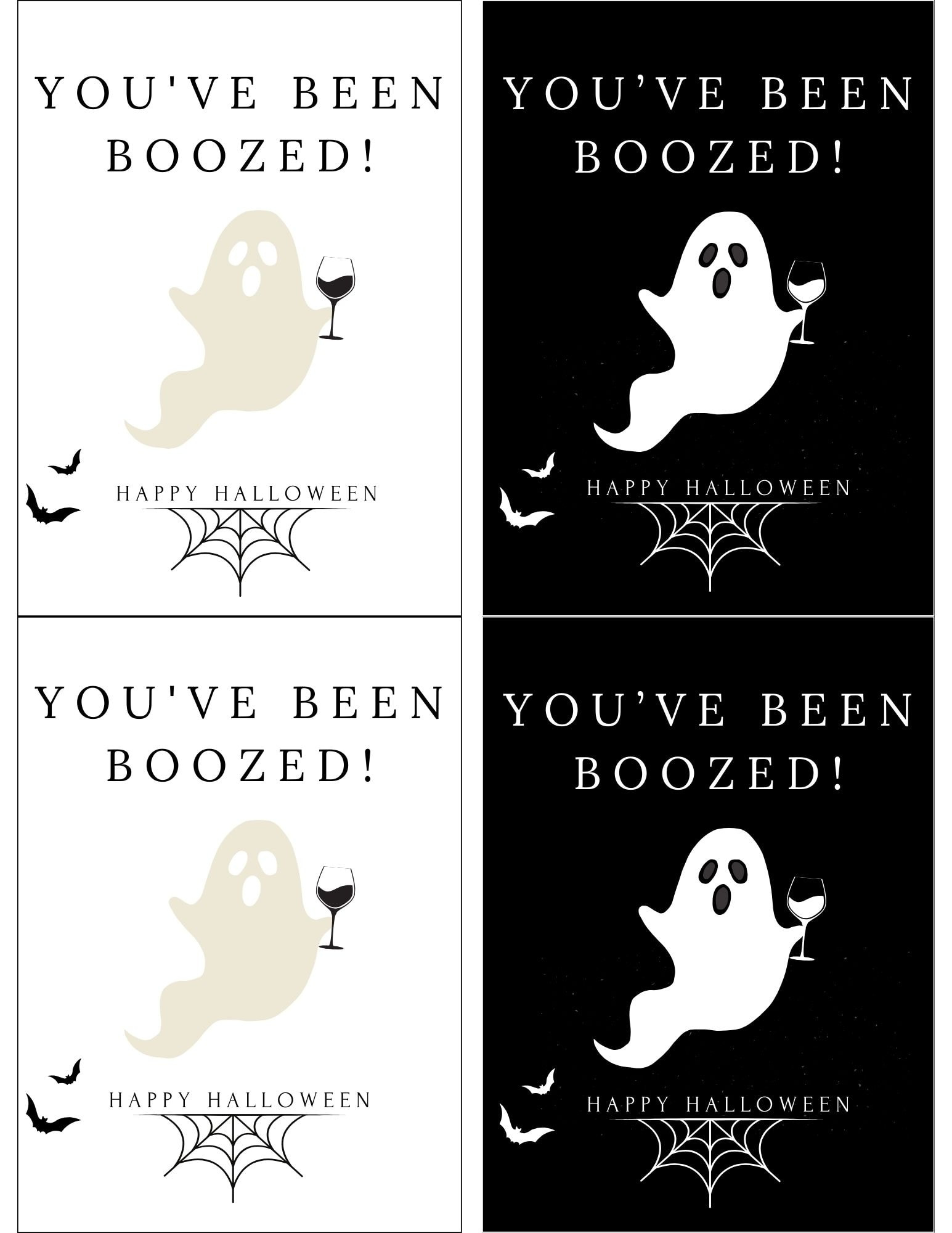 You'Ve Been Boozed Wine Game! (Free Printables) with You Ve Been Boozed Free Printable
